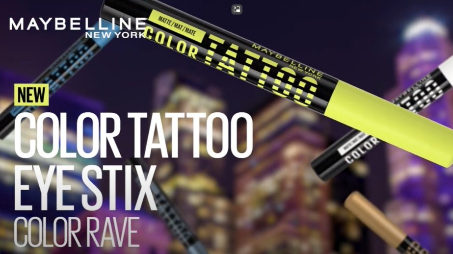 Tattoo Eye and Primer Maybelline Stix Color - Shadow, Liner,
