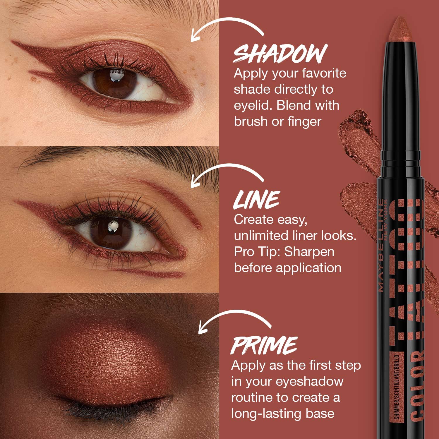 Sombra de Olhos MNY Color Tattoo Eye Stix Spiced BTF D 4 1 Como Fazer v2 2