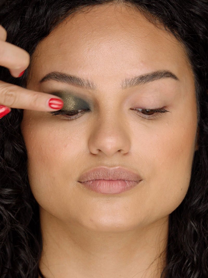 Green eyeshadow store