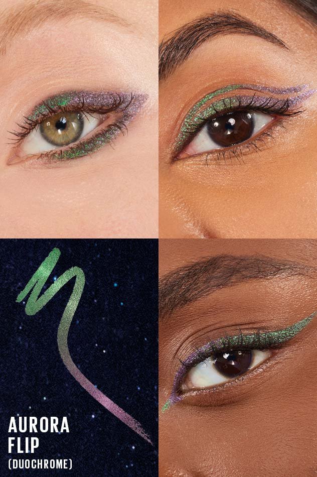 maybelline tattoo liner gel pencil galactic chrome eye aurora flip upc shade card