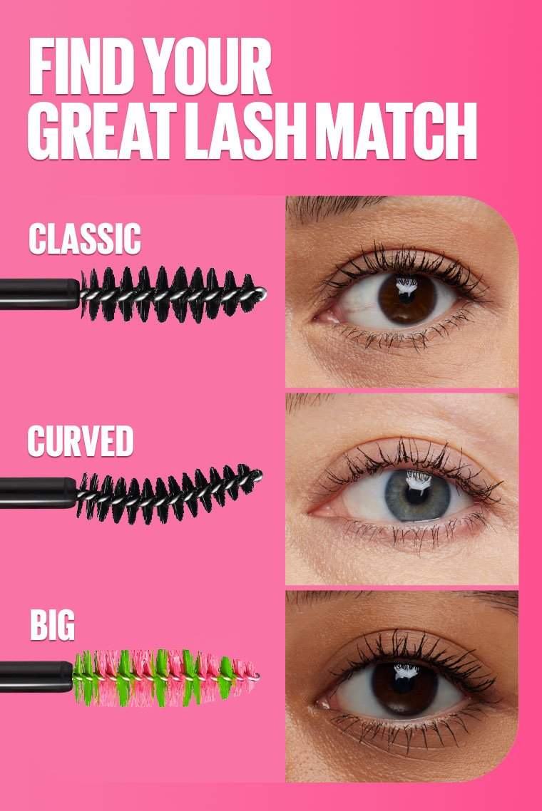 Great Lash® Curved Black Washable Mascara - Maybelline