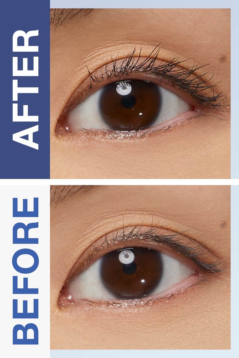 maybelline lash discovery mascara wsh before after front
