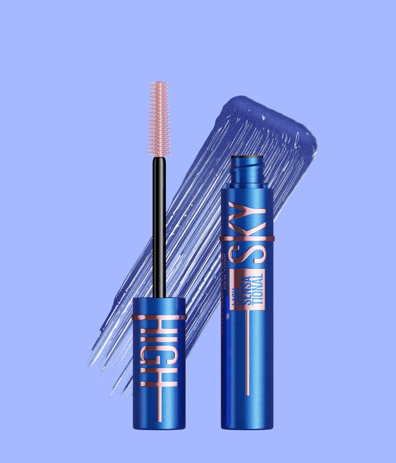 Maybelline Lash Sensational Sky High Navy Records Polaroid