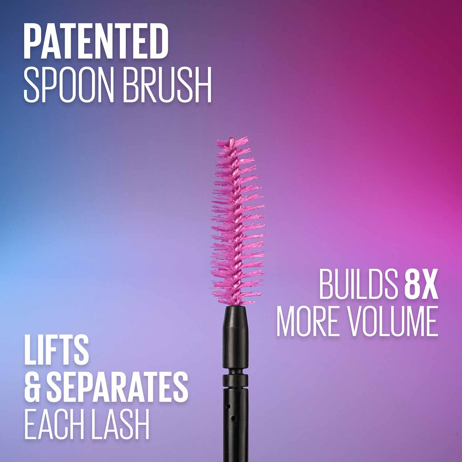Maybelline Mascara FalsiesWashable Blackest Black041554217957 Brush