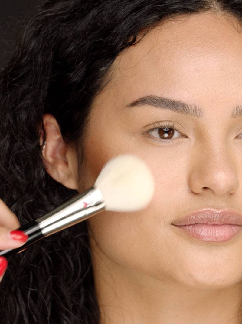 How to apply best sale bronzer and blush