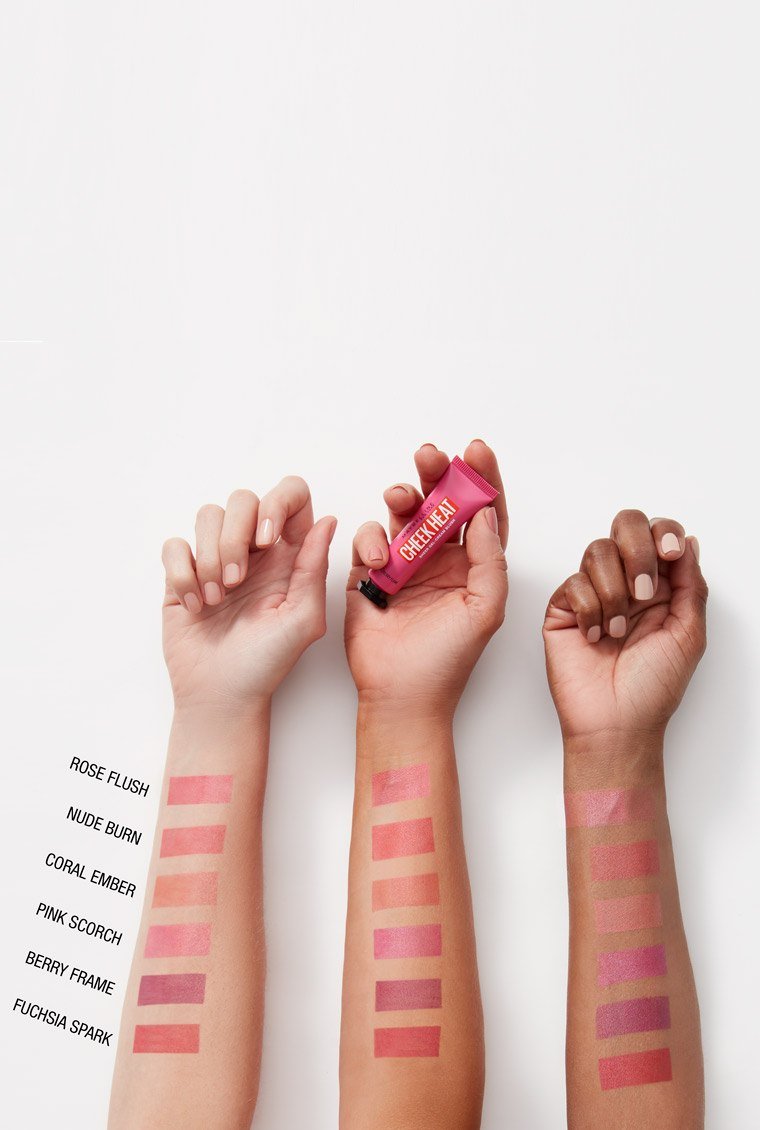 Cheek Heat Gel Cream Blush Face Makeup Maybelline