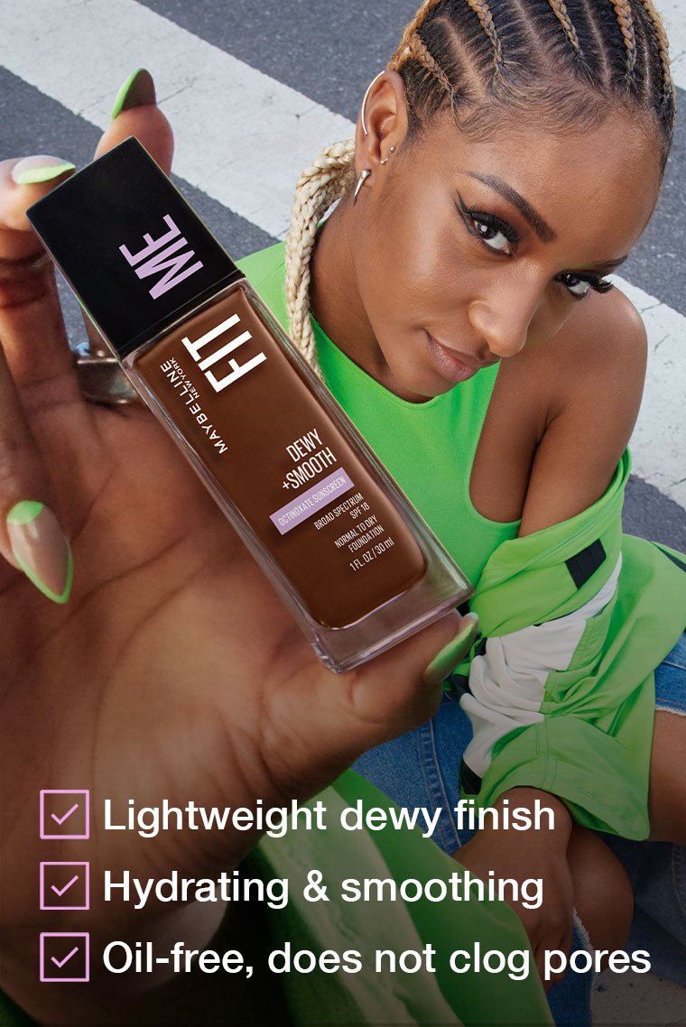 ファッション人気ブランドランキング Fit Me® Dewy + Smooth Foundation Makeup - Maybelline ファンデーション