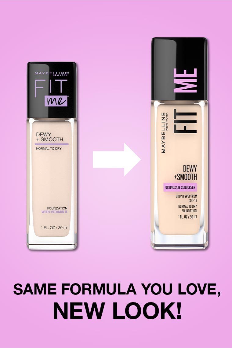 Fit Me® Dewy Smooth Foundation Makeup Maybelline1
