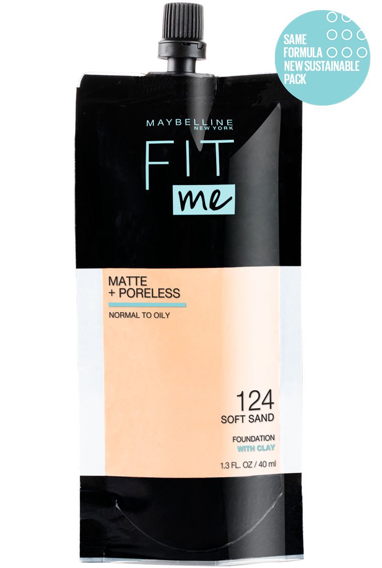 Maybelline Fit Me Matte + Poreless Liquid Oil-Free Foundation Makeup,  Ivory, 1 Count (Packaging May Vary)