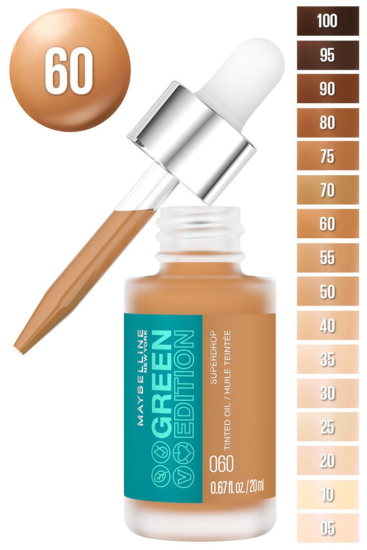 Green Edition® Superdrop Tinted Oil Makeup Maybelline