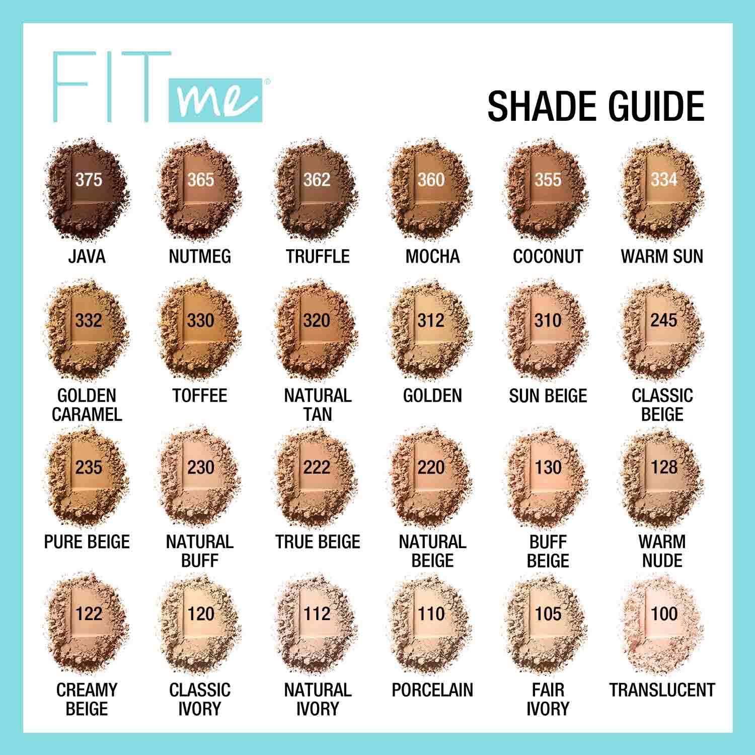 Maybelline Fit Me Matte + Poreless 化粧 Fit Me® Matte + Poreless Foundation Makeup - Maybelline