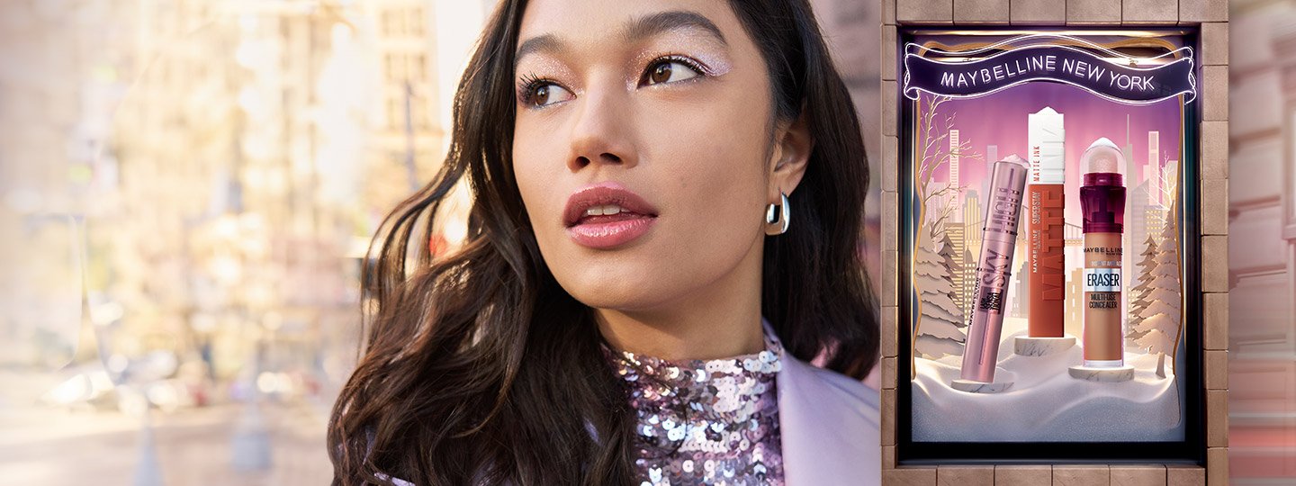 maybelline holiday 2025 hp banner desktop 1440x540 v2