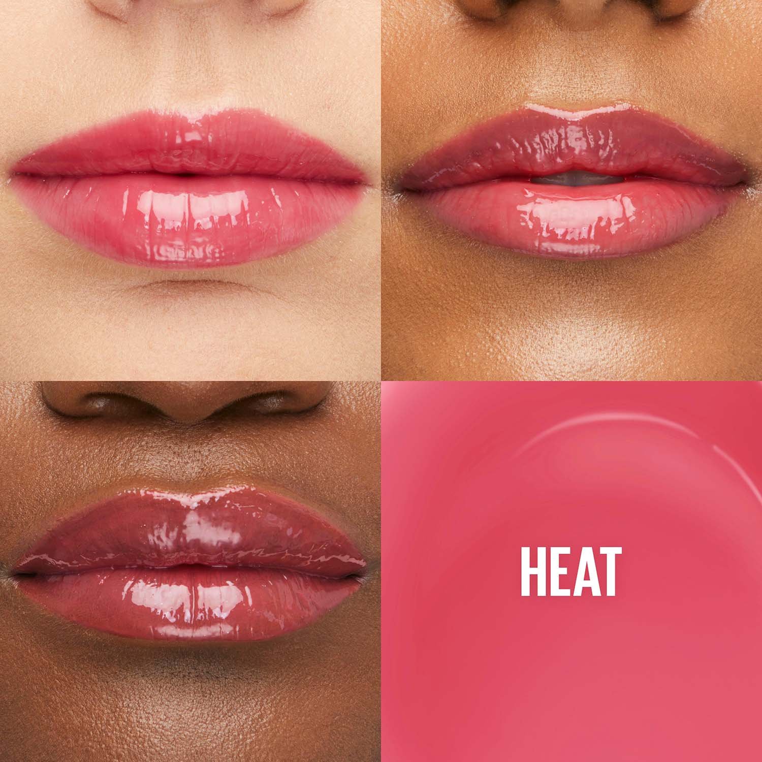 Maybelline Lifter Gloss ATF Shade Card Heat