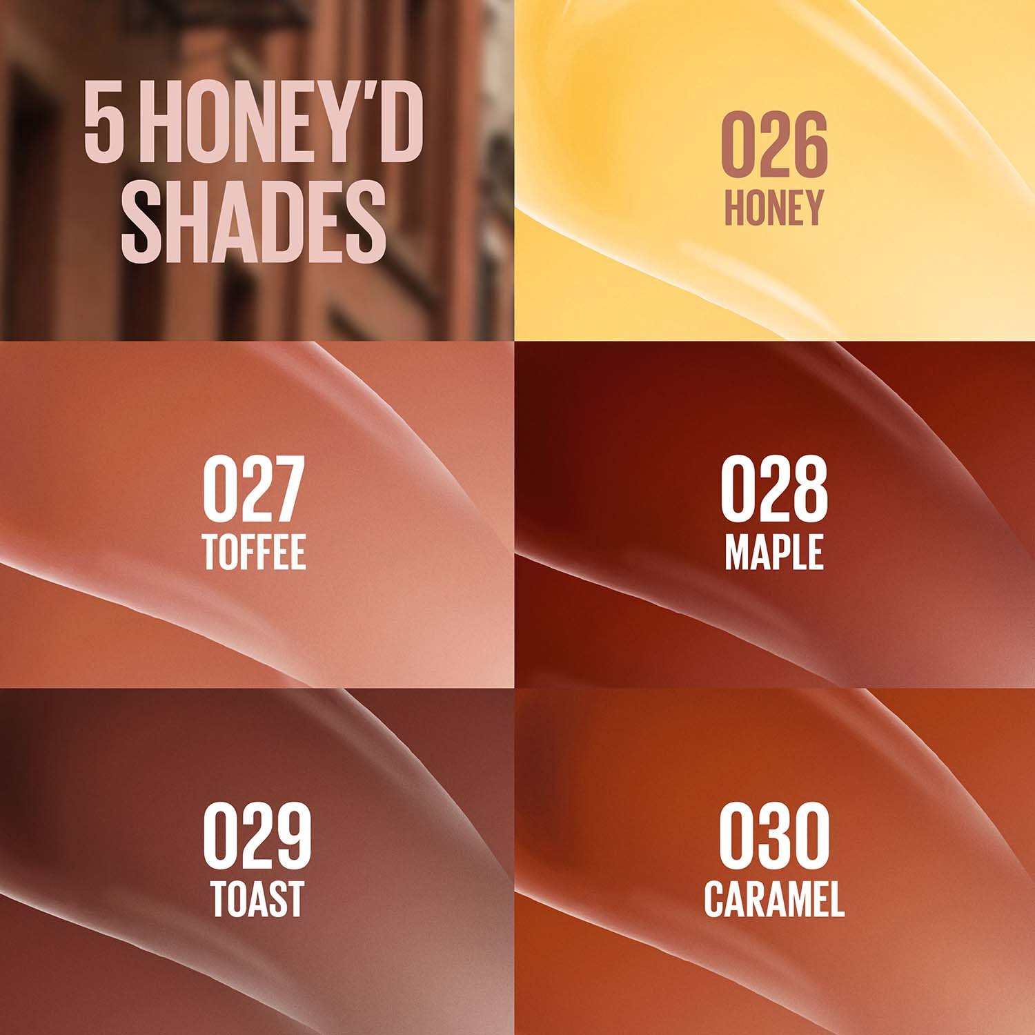 Maybelline Lifter Gloss Honey ATF Shaderange v2