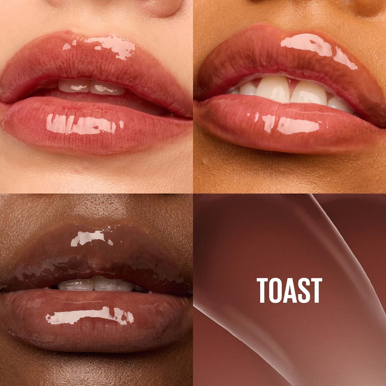 Maybelline Lifter Gloss Honey ATF Shadecard toast