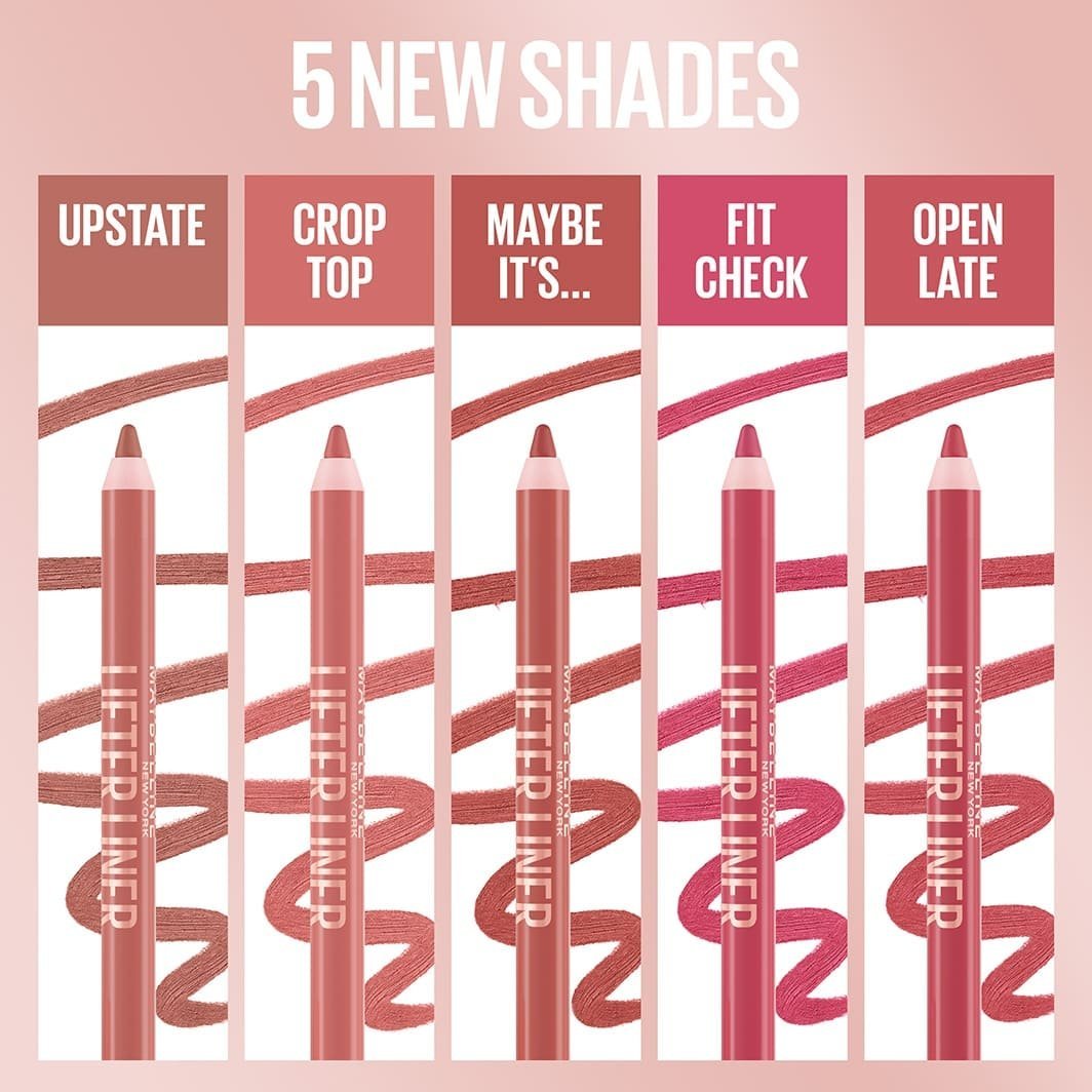 MNY Lip Lifter Liner Shade Guide NEW