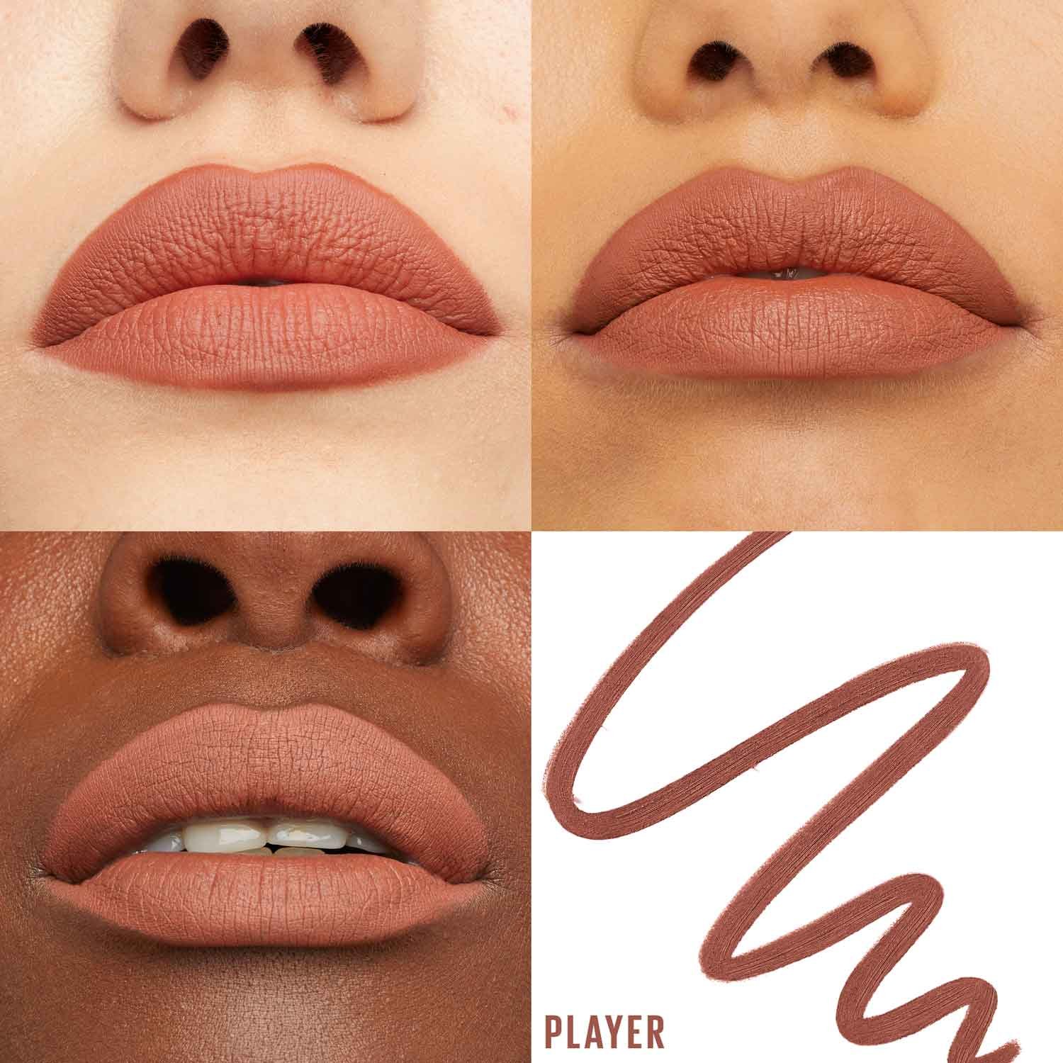 MNY Lip Lifter Liner 03 Player Shade Card