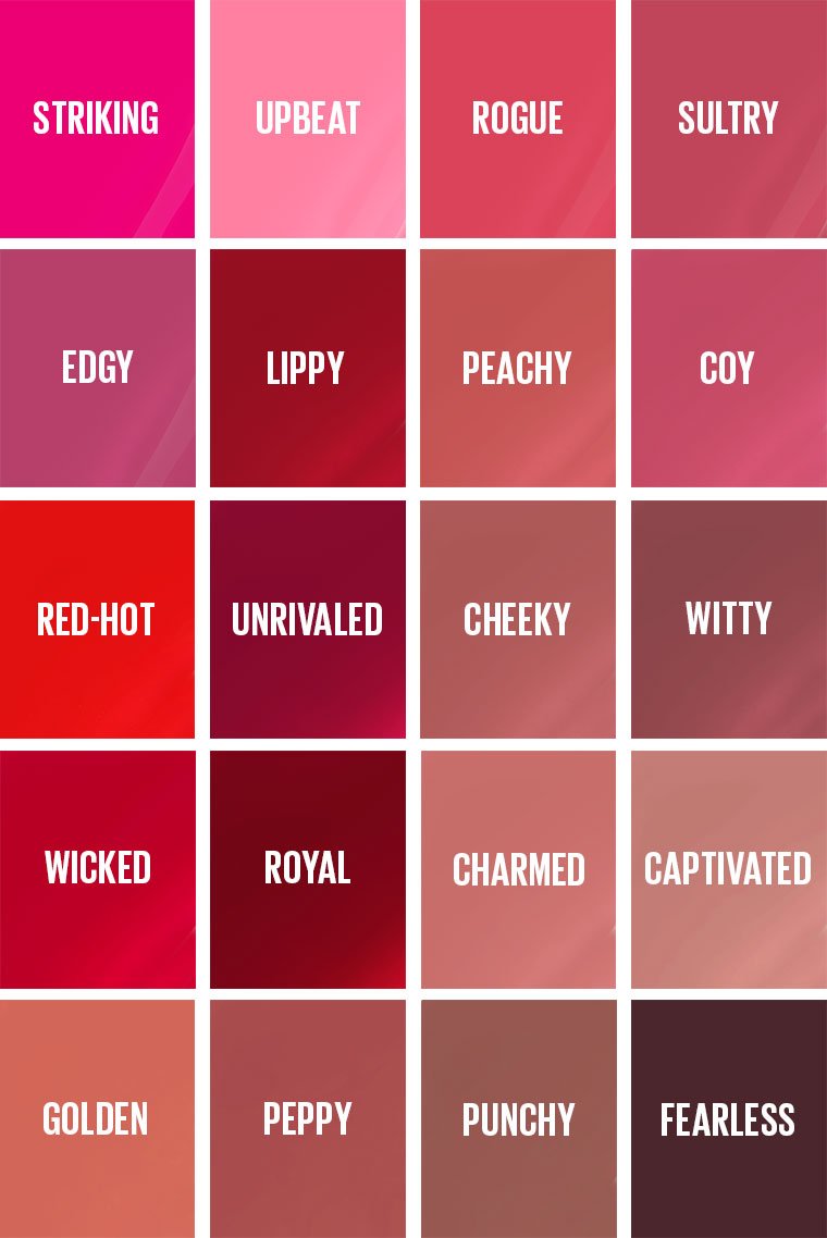 Maybelline lipstick colours sale