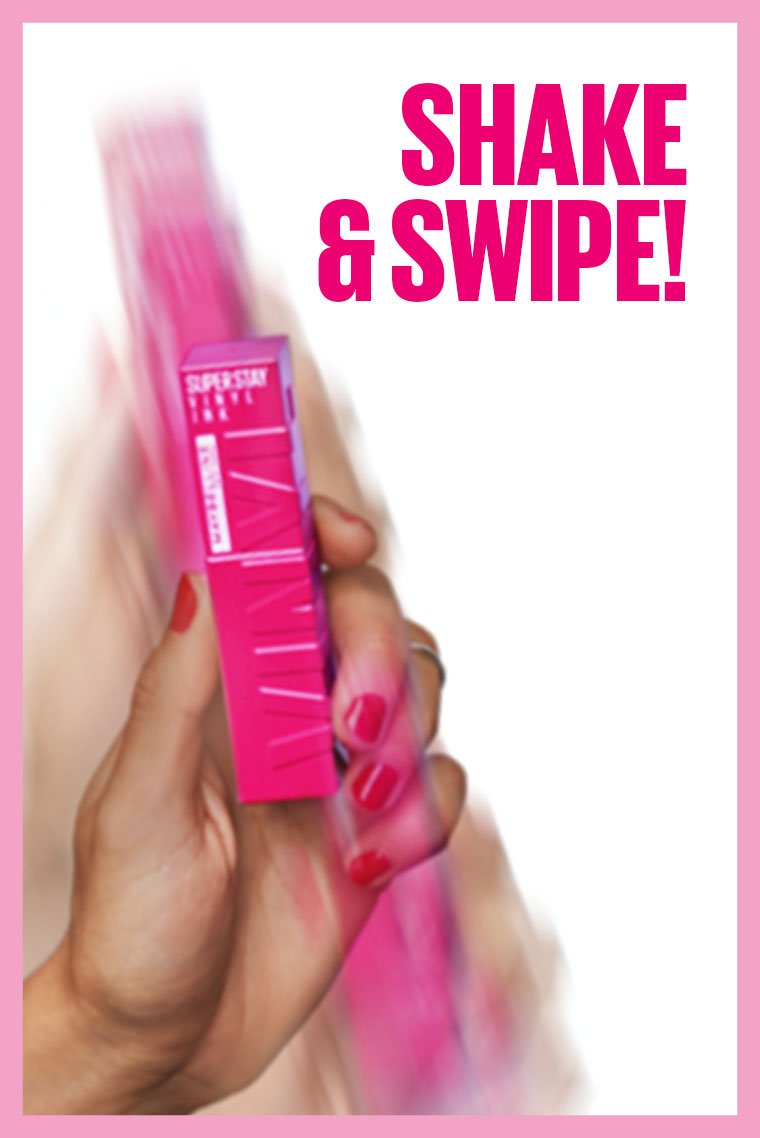 maybelline super stay vinyl ink pink mashup shake and swipe