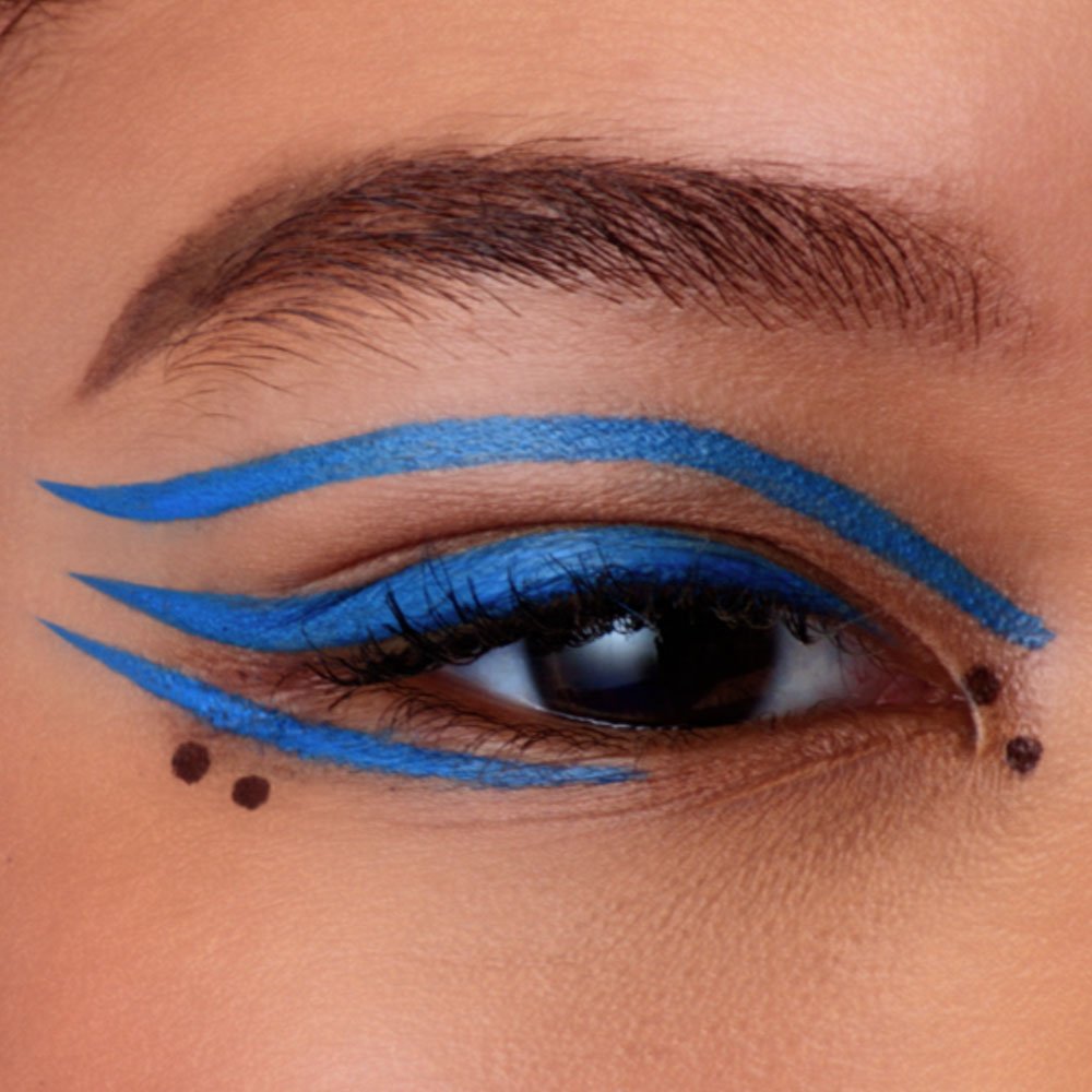 maybelline eyeliner looks graphic geometric