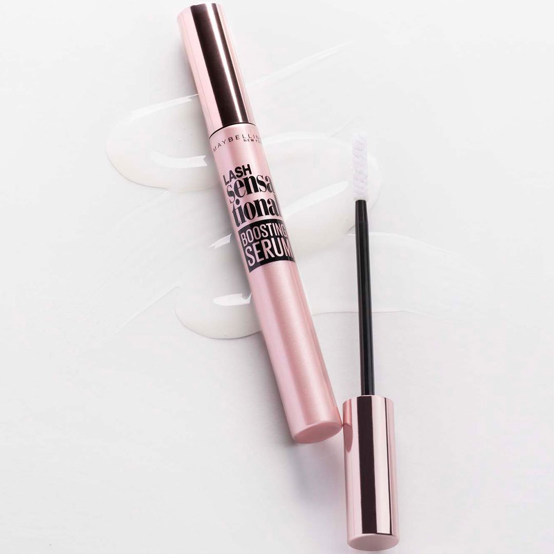 Product lay down shot of Lash Sensational Eyelash Serum for hydrated, subtle lashes.