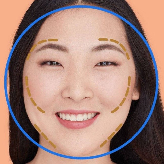 Contour on sale round face