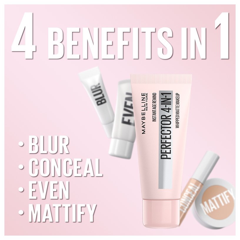 Create A Simple Makeup Routine With Maybelline's 4-in-1 Instant Perfector