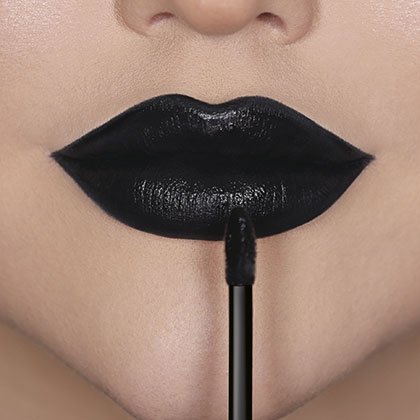 Black matte lip on sale
