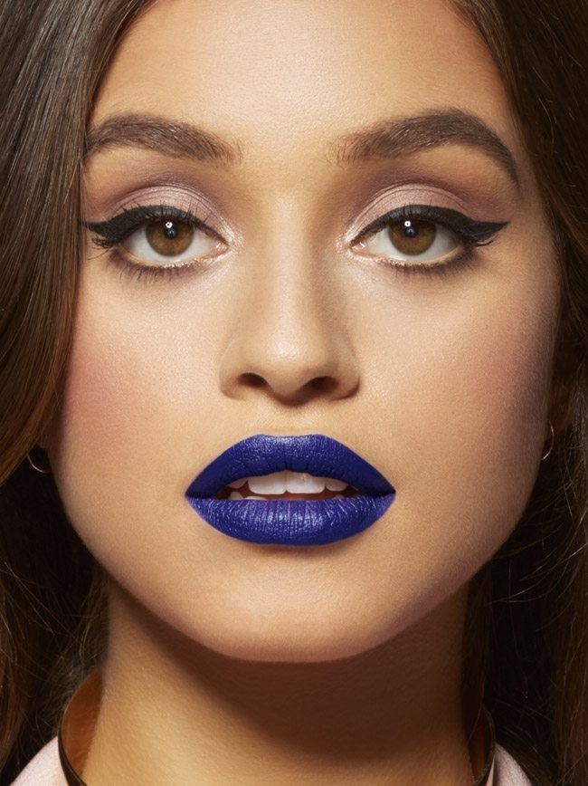 Deep hotsell blue lipstick