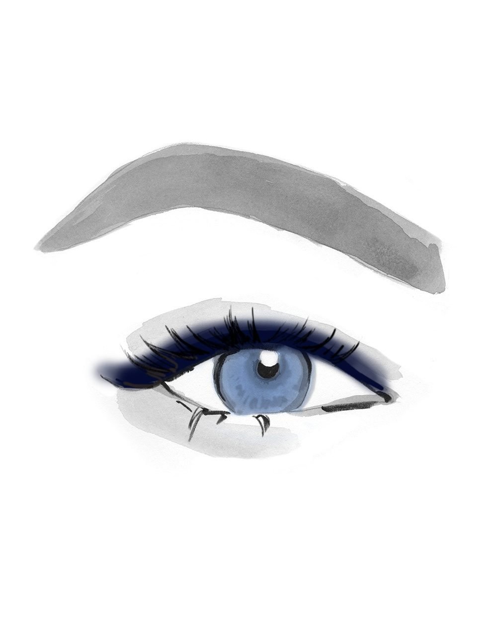 Best eyeliner color for cheap blue eyes
