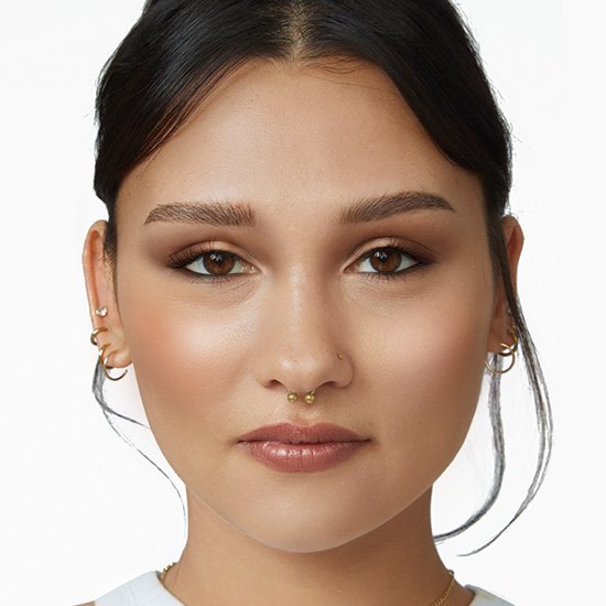 Latte makeup model image