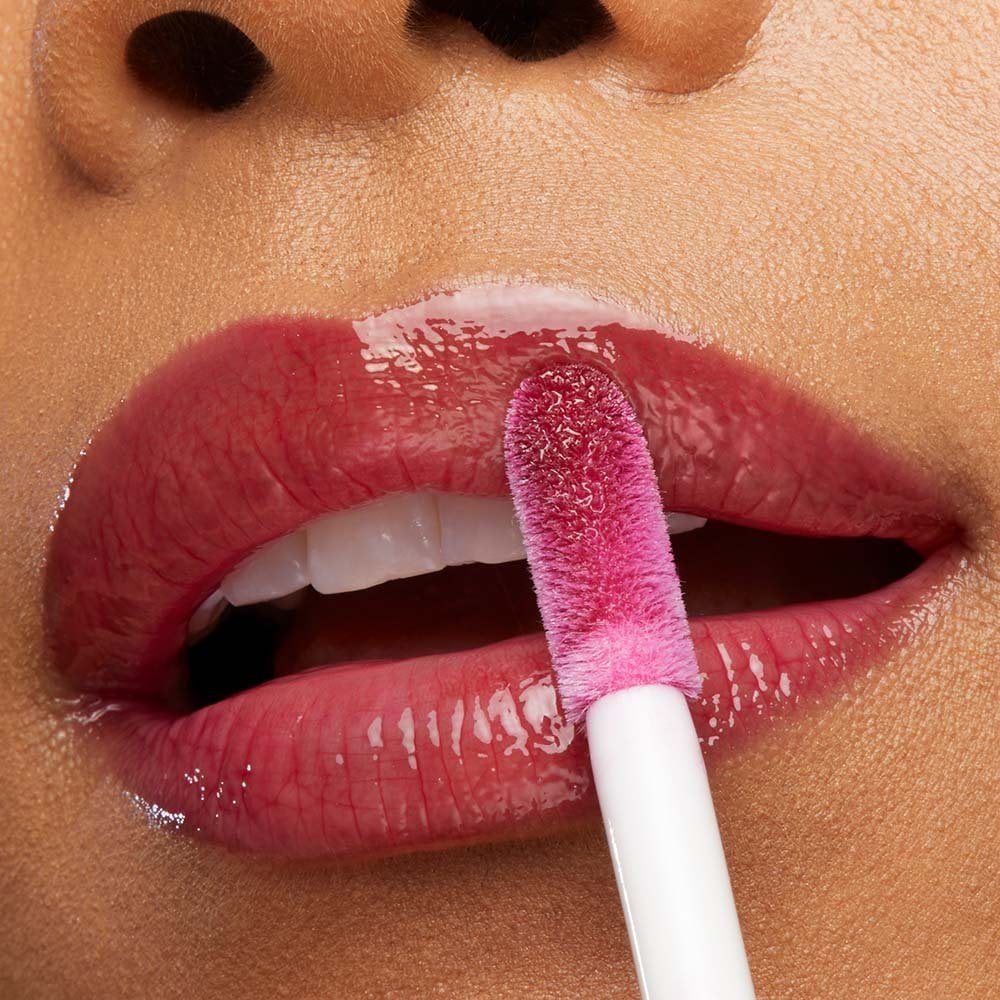 maybelline spring makeup look glossy lips