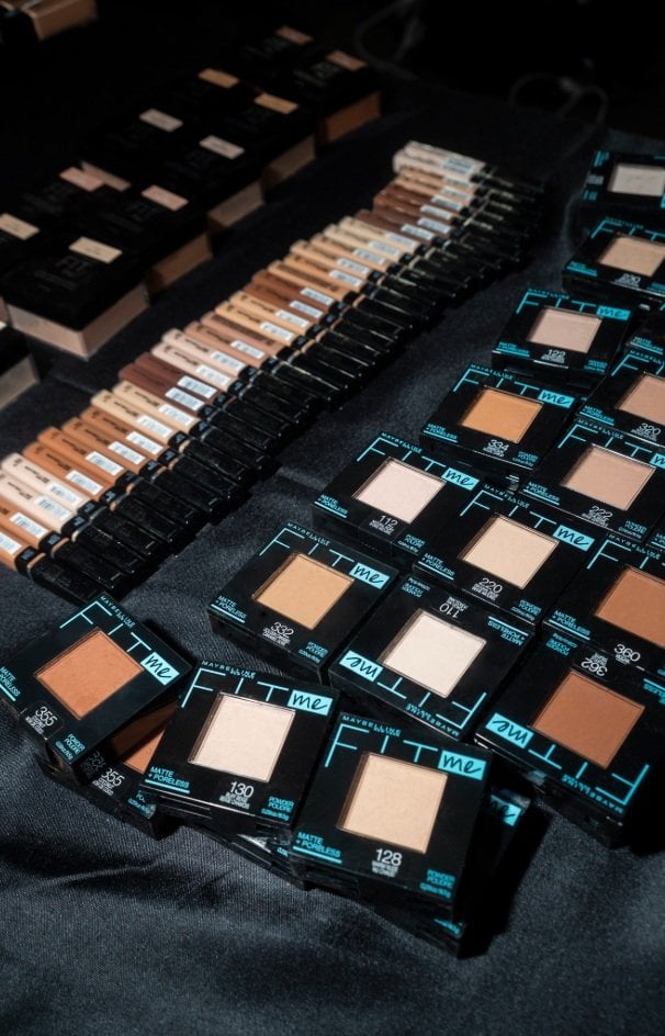 maybelline behind the scenes fit me products