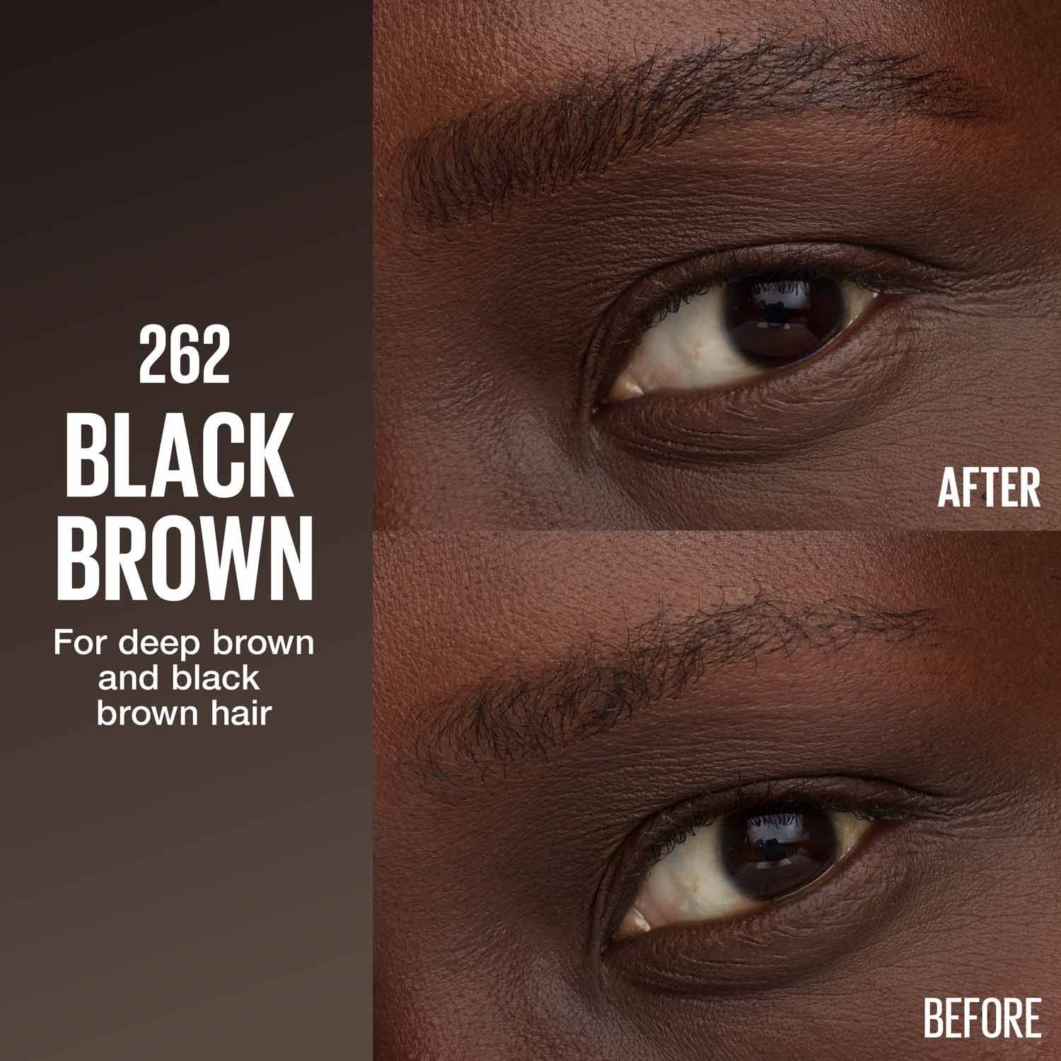 Maybelline Brow inserts pdp 262 blackbrown 041554103533 shadecard