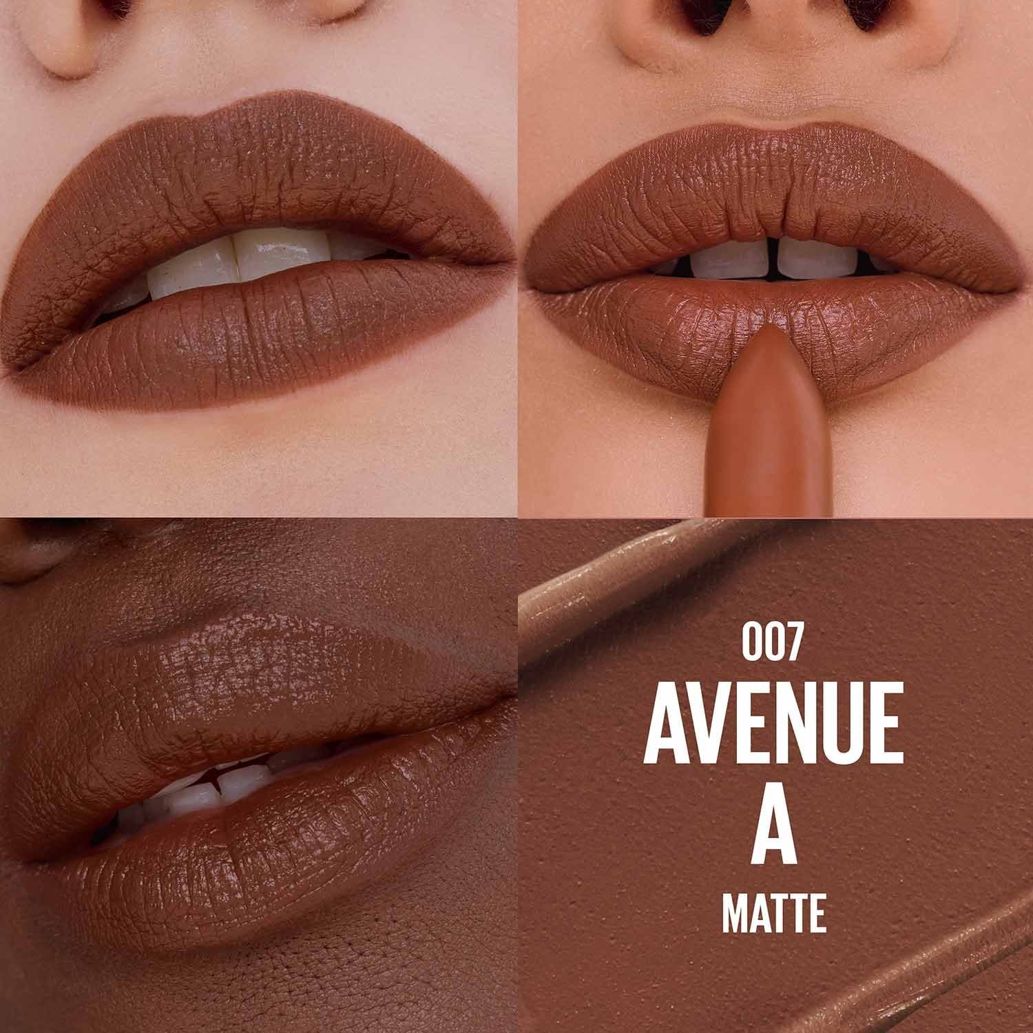 MNY Lip Slip On Lipstick ATF Macro Grid Avenue A