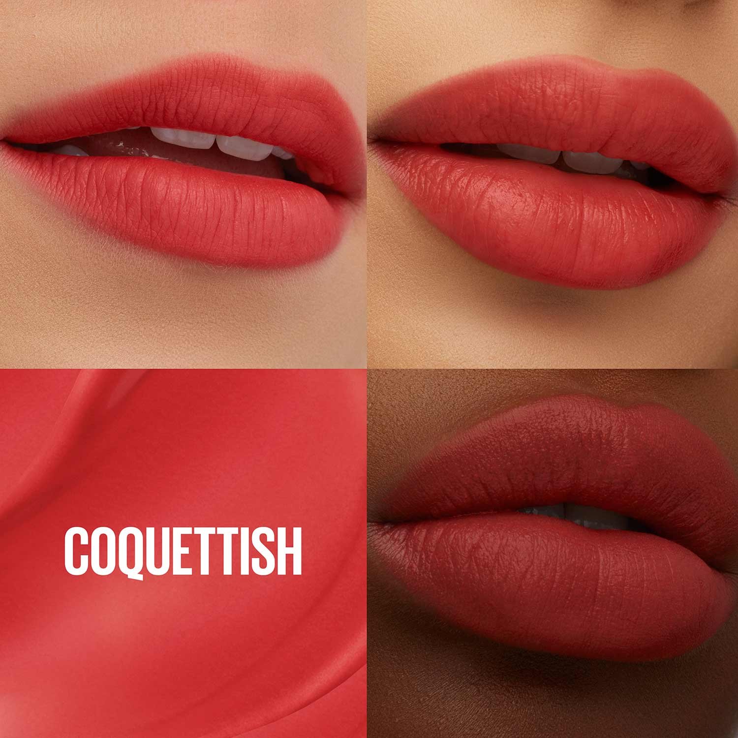 MAYBELLINE TEDDY TINT SHADE CARD COQUETTISH
