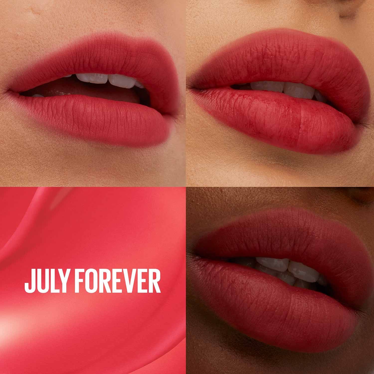 MAYBELLINE TEDDY TINT SHADE CARD JULY FOREVER