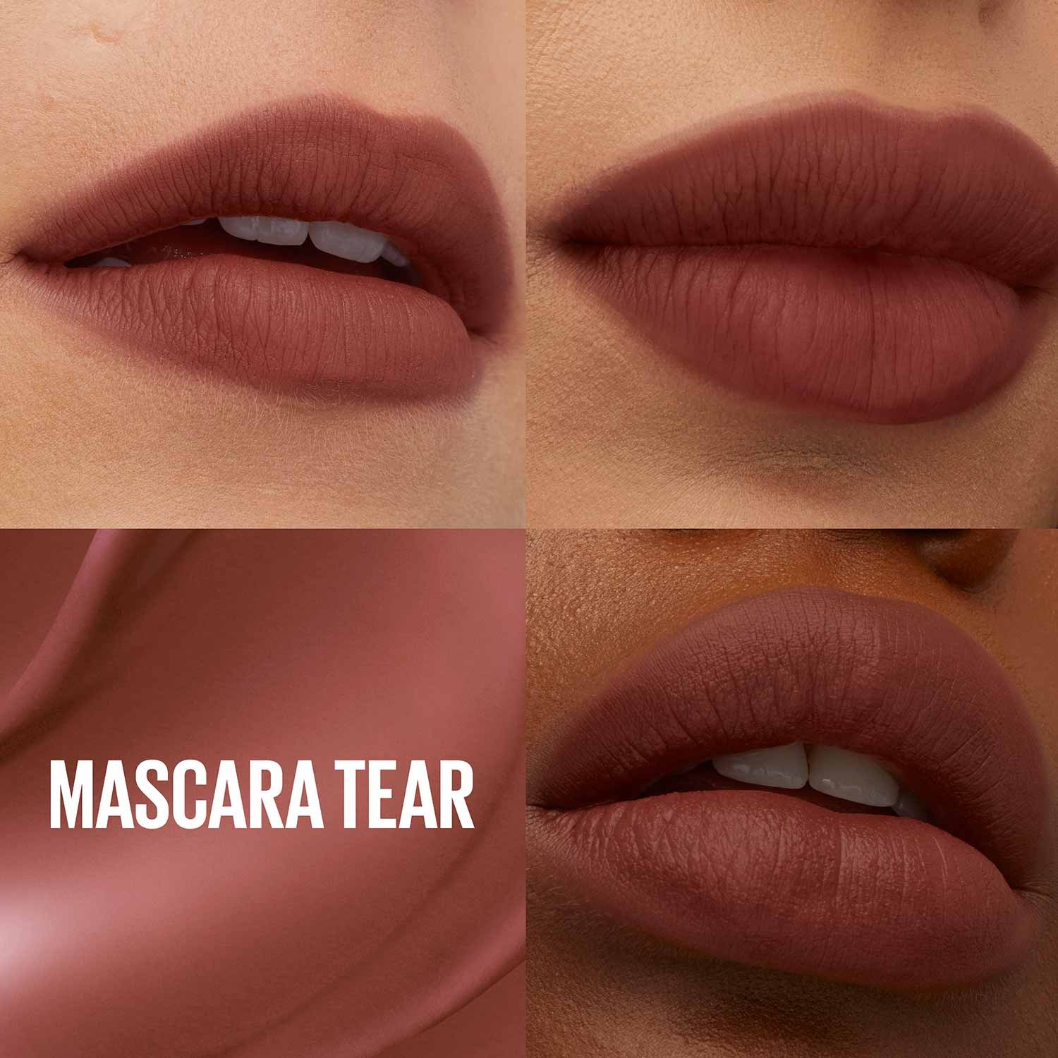MAYBELLINE TEDDY TINT SHADE CARD MASCARA TEAR