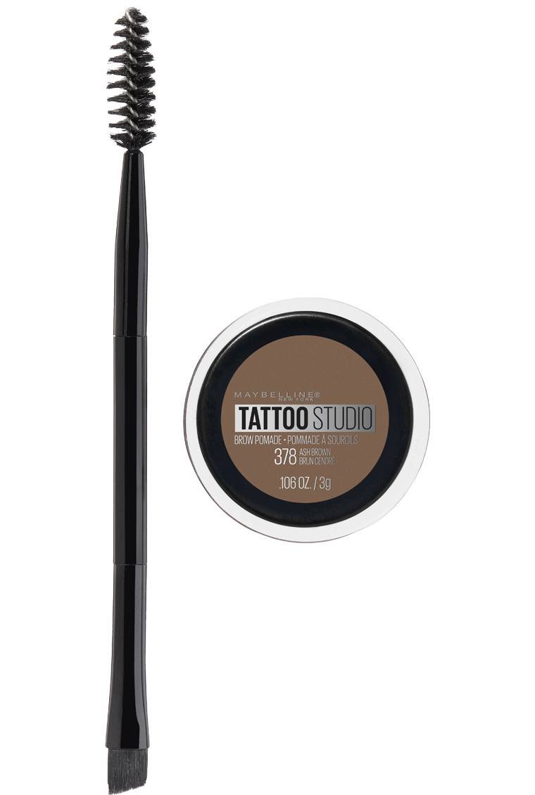 Tattoo Studio Brow Pomade Long Lasting Buildable Eyebrow Makeup - Ash Brown